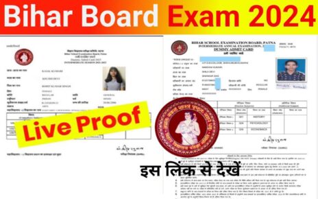 Bihar Board 10th 12th Dummy Admit Card Out 2024